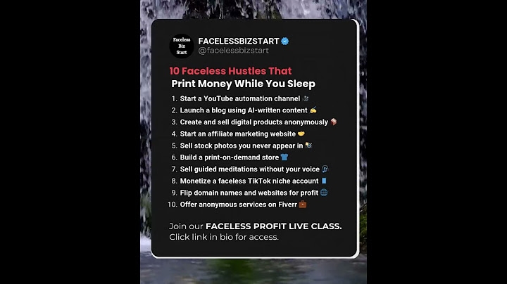 10 Faceless Hustles That Print Money While You Sleep