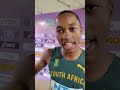 WAU20:: Bayanda Walaza 100m Champion Happy to see South Africa on Top and overjoyed for the win .