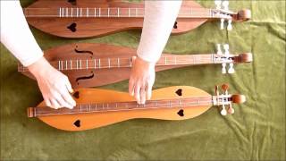 Equal Temperamant v Just Intonation v Meantone on McSpadden dulcimers