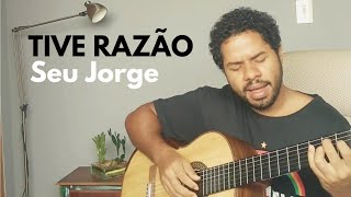 TIVE RAZÃO (Seu Jorge) Voz e violão por Caleb Abreu) | POLTRONA SESSIONS