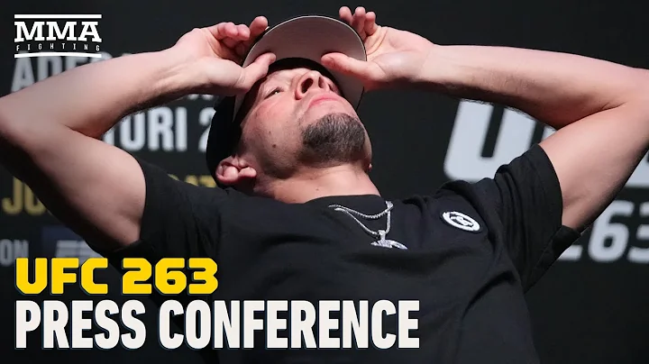 Full UFC 263 Press Conference Feat. Israel Adesanya vs. Marvin Vettori, Nate Diaz - MMA Fighting