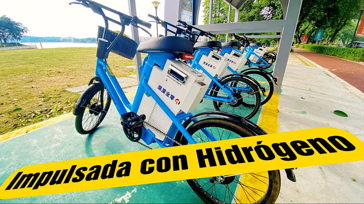 🇨🇳🚴‍♂️ China lanza primera bicicleta impulsada por celdas de combustible de hidrógeno a gran escala