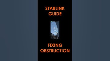 STARLINK GUIDE FIXING OBSTRUCTION ISSUE #starlink