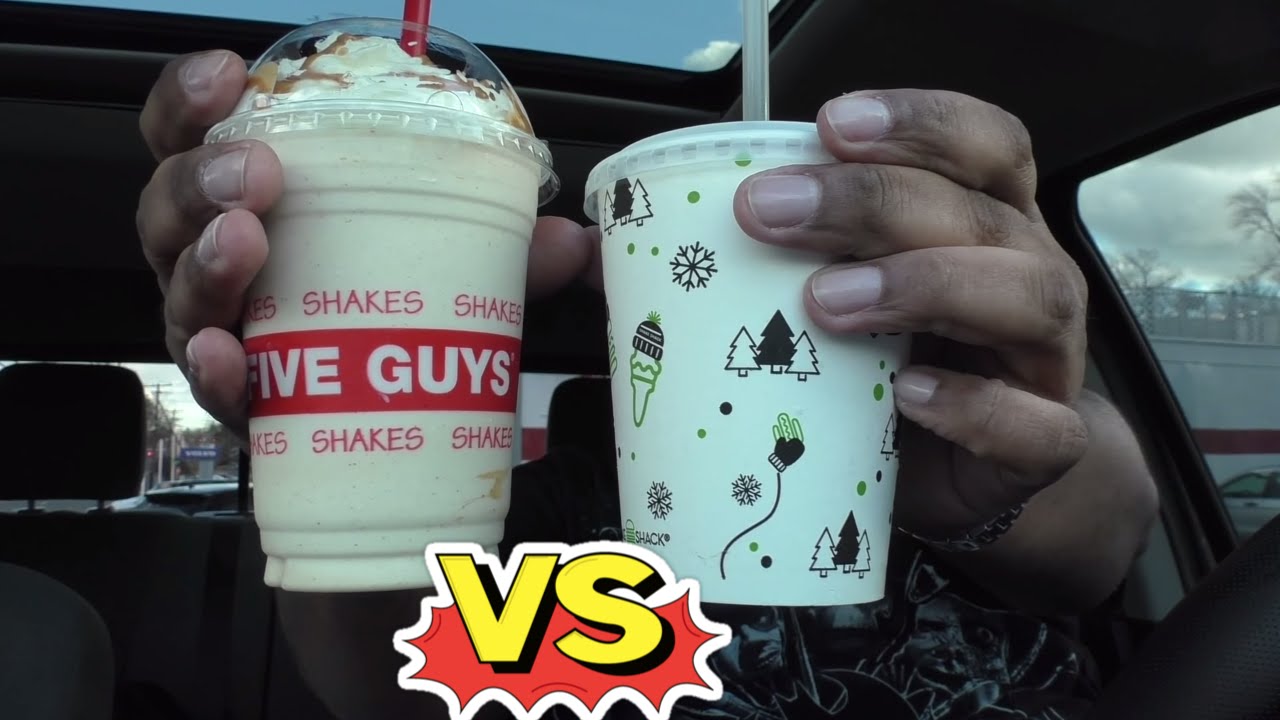 Five Guys Milkshake VS Shake Shack Milkshake YouTube