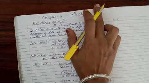 Chapter 14(Statistics) exercise 14.1 class 10 th maths (PART 1)