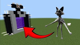 How To Make Portal To The Zoonomaly Dimension In Minecraft Pe #youtube #minecraft