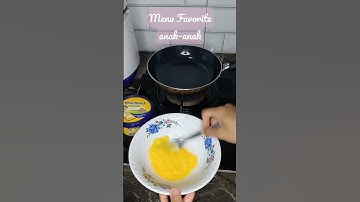 Thumbnail of Menu Favorite anak-anak. Telor Dadar biasa. Anti Ribet, Simple mudah dan enak🤤👌👍