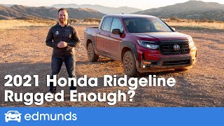 2021 Honda Ridgeline Review | Honda's Pickup Truck Gets Updated | Price, Interior, Towing \& More