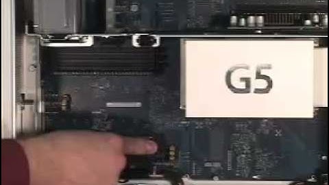 How to install memory in a Power Mac G5