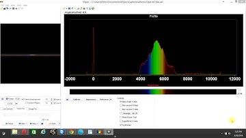 Using "Rspec" software to calculate an Instrument Response Curve for a particular webcam or camera
