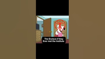 The Enclave meeting the Institute #fallout #memes