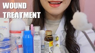 ASMR Doctor Treating Your Wounds 🩹(No Talking)｜상처치료 dressing, bandages, etc.