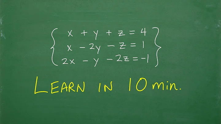 Master 3 Variable Systems in 10 min