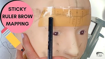 BROW MAPPING with STICKY RULER (For microblading artists)