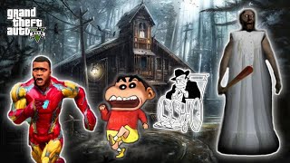 Granny and grandpa Kidnapped Shinchan and Franklin in Horror House in GTA 5 | Part 3 | Amaan Ansari