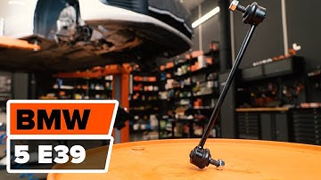 How to change a Front Anti Roll Bar Link BMW 5 E39 TUTORIAL | AUTODOC