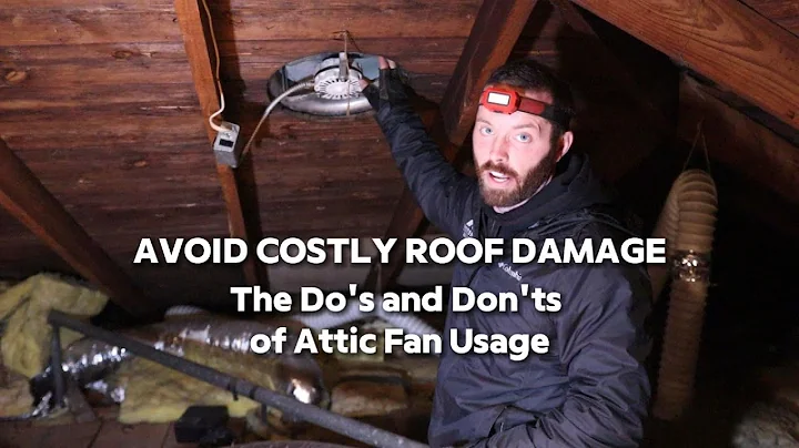 Proper attic ventilation is crucial!