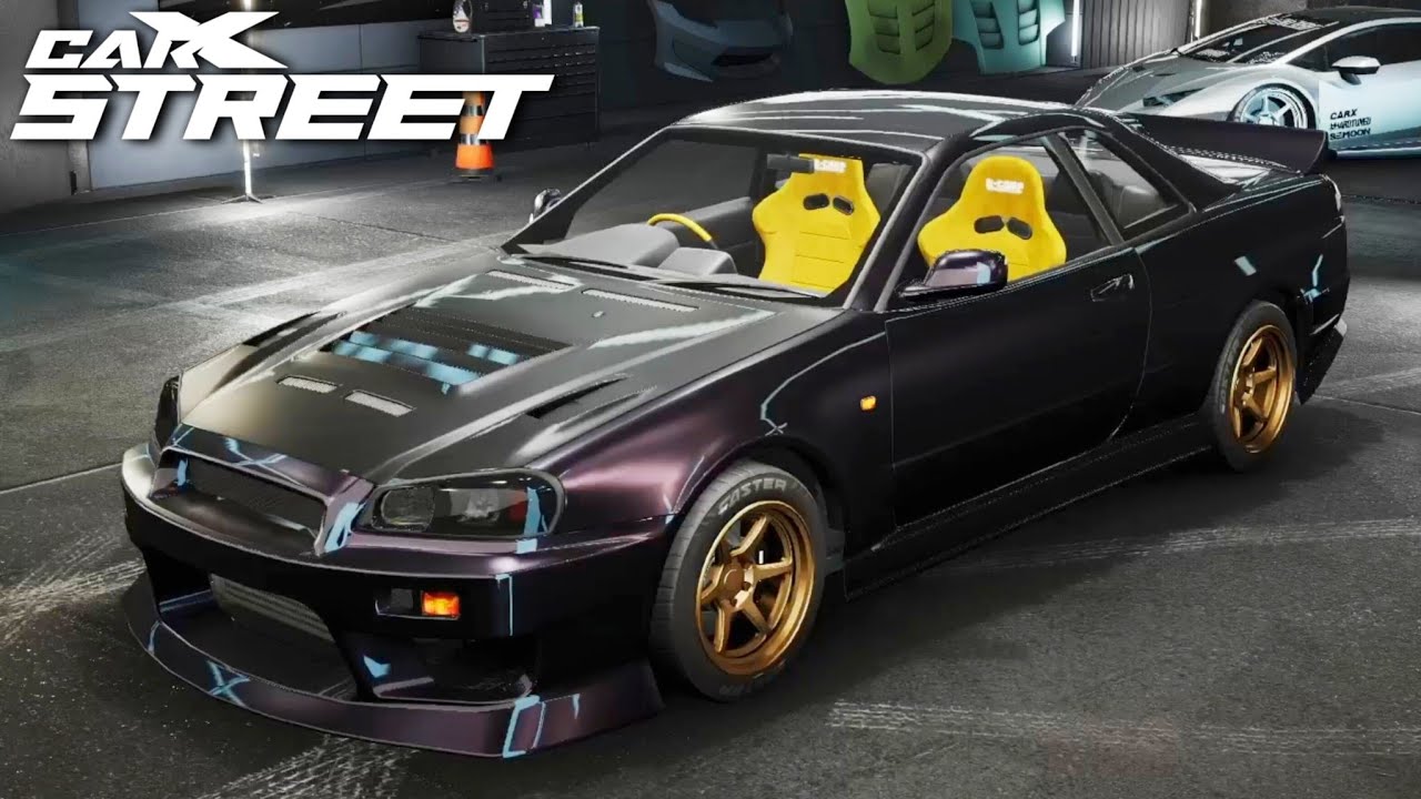 CarX Street - Nissan Skyline GT-R R34 Customisation and Gameplay - YouTube