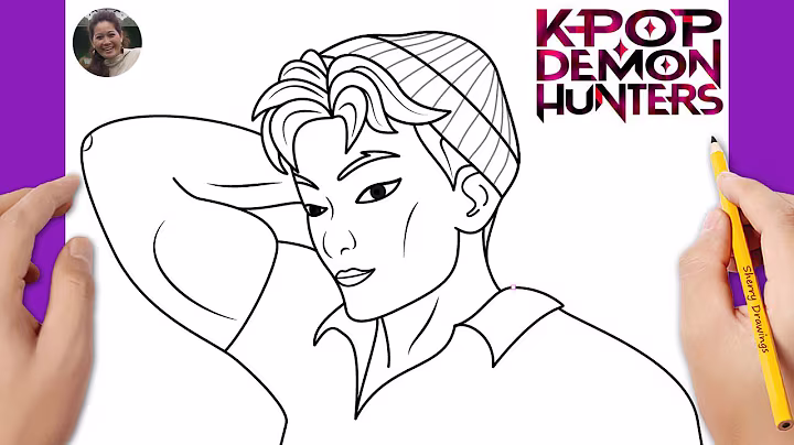 How to draw ABBY from Kpop Demon Hunters easy |Step by Step Drawing for beginners