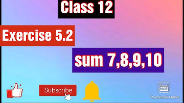 Class12 Chapter 5 Continuity and Differntiability Exercise 5.2 Sum 7 to 10 #StudyPoint #Ch5 #12Math