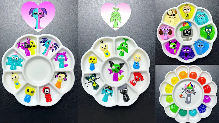 Guess the Mixed All phase Colors Challenge Collection Sprunki #colormixing #sprunki #colors #art