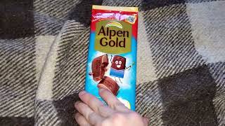 Alpen Gold молочный шоколад обзор/Alpen Gold milk chocolate review Mondelez #food #chocolate #sweet