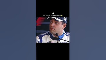 When Juan Pablo Montoya called out Schumacher. #f1