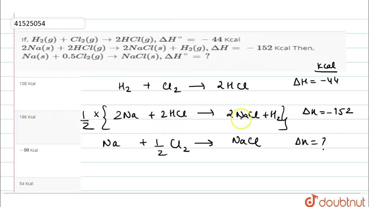 Коэффициент na cl2 nacl. Дельта g = -2,3rt LG Kc.