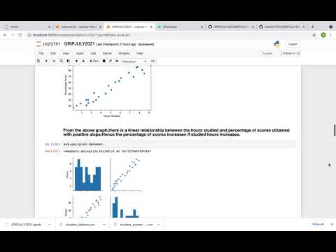 GRIPJULY2021 Task1 supervised machine learning