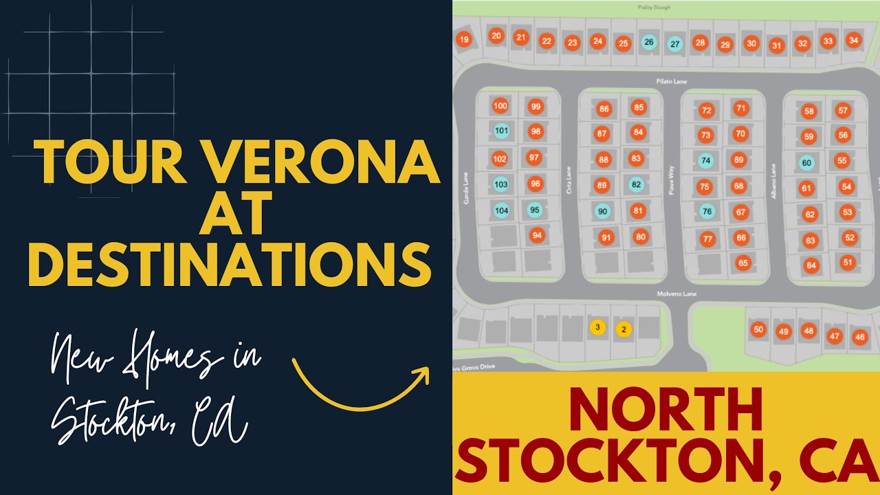 New Construction Homes in Stockton CA, Verona at Destinations kb