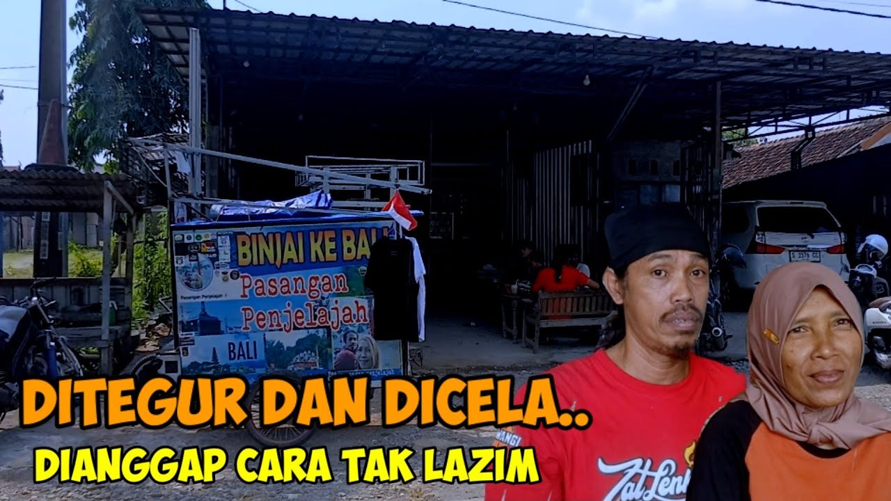 Rumah berjalan Pasangan penjelajah Junaidi dan Meme hidup serba di Jalanan tak kenal jenuh.