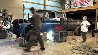 65 Chevy Crew Cab on a fourth gen frame