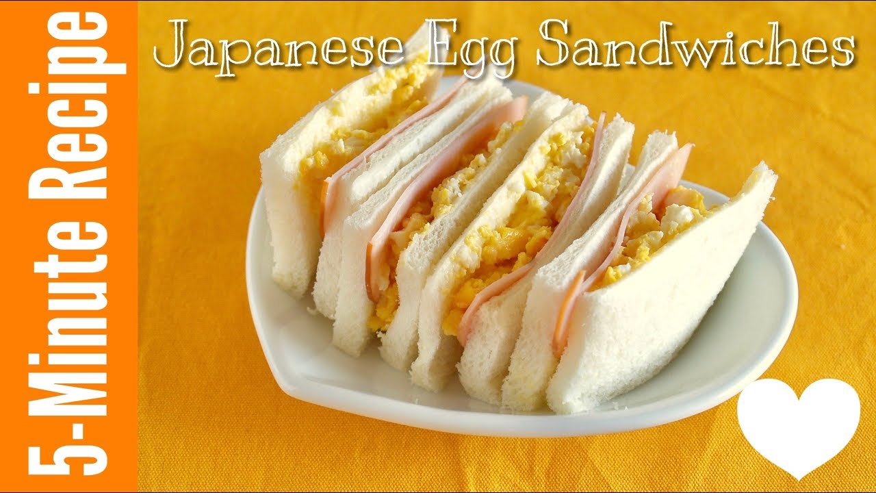 5 MIN Japanese Egg Sandwiches (Tamago-Sando Recipe) | OCHIKERON | Create Eat Happy :) | ochikeron