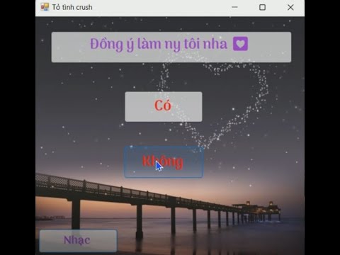 visual basic 2015  Update New  Tỏ tình Crush bằng Visual Studio 2015 (VB.NET)