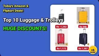 🔥 Top 10 BEST Luggage and Trolleys Deals Today (28 Sep) on Amazon and Flipkart | Up to 88% OFF — Sta screenshot 1