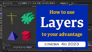 How to use layers in Cinema 4D 2023 @MaxonVFX ​