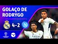 RODRYGO E BELLINGHAM SÃO DECISIVOS E DÃO SHOW PRA MANTER O REAL 100% | REAL MADRID 4X2 NAPOLI image