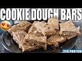 NO BAKE COOKIE DOUGH PROTEIN BARS | High Protein Anabolic Recipe