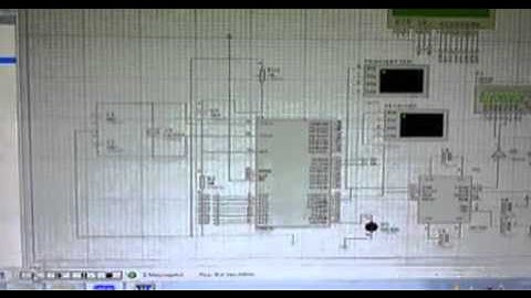 pic to gsm interfacing  simulation using proteus isis