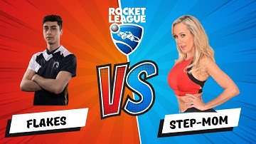 Flakes Playing against SSL players with No Mechanics (Rocket league 2vs2)