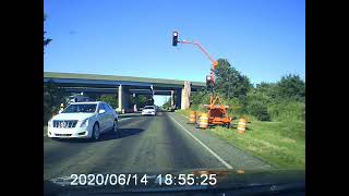 Unnecessary Work Zone 20200614 @BowTie-DashCam