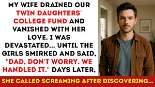 My Wife Stole Our Daughters’ College Fund And Ran Off — Days Later, Her Call Proved The Girls…
