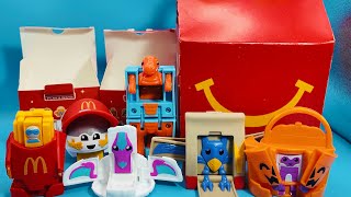 Whats Inside These New Mcdonalds Changeables Happy Meals Collection Toys