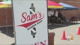 'You Go With The Flow': Barbershop Reopens In Parking Lot Following Gov. Newsom's Amended Orders