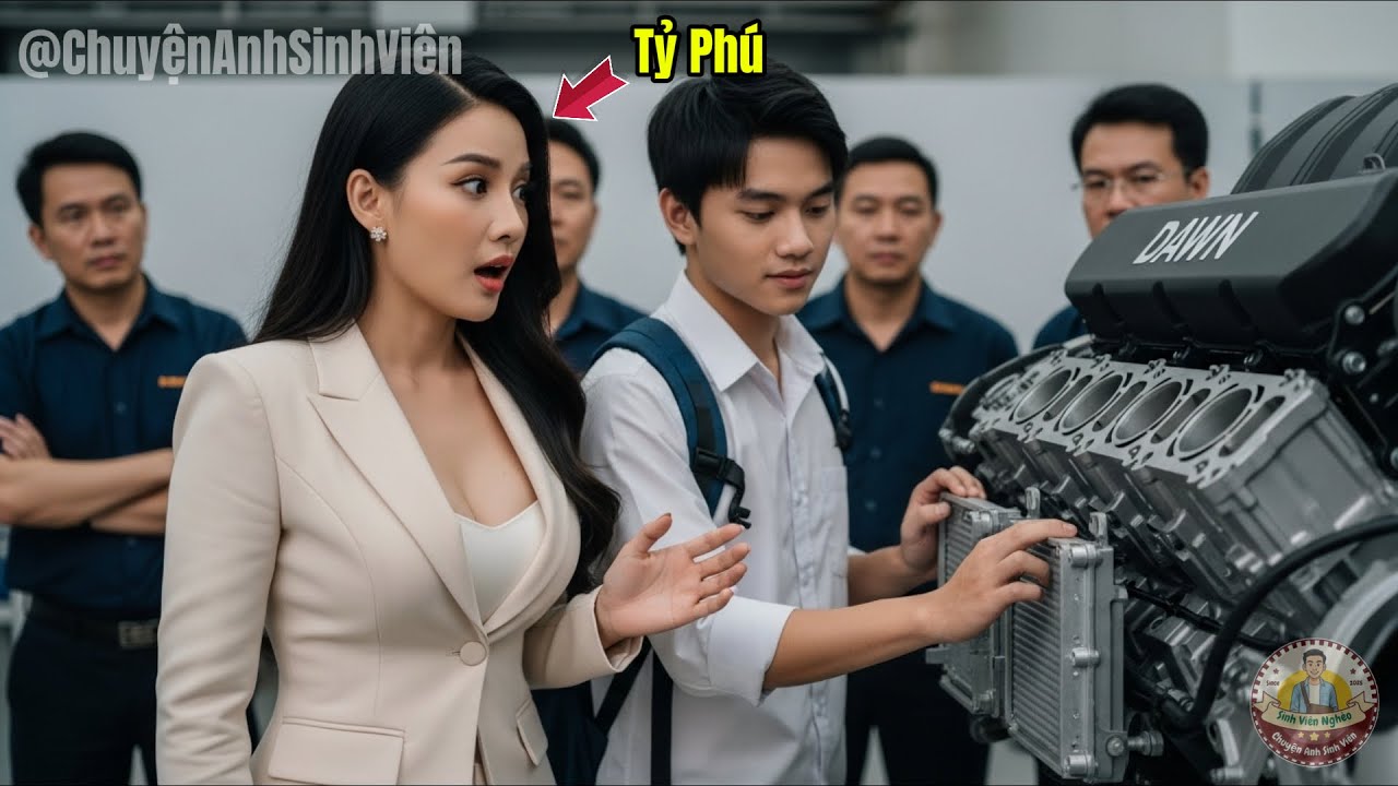Coi Thường Cậu Sinh Viên Nghèo, Nữ Tỷ Phú Sững Sờ Khi Anh Khởi Động Lại Động Cơ Tỷ Đô Trong Vài Giây