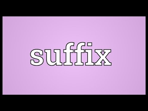 Video: Ano ang kahulugan ng suffix gram?