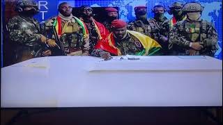 Déclaration des putschistes à la Radio Télévision Guinéenne