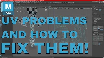 Unfolding UVs In Maya, Resolving Model Issues