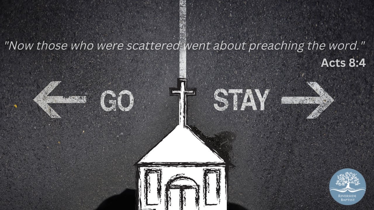 Sunday September 18 - Should we STAY or should we GO - Acts 8 - YouTube