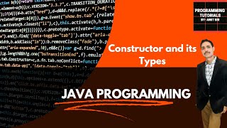 Constructor and Types of Constructor